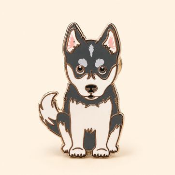 PIN HUSKY GRIS - imagen 1