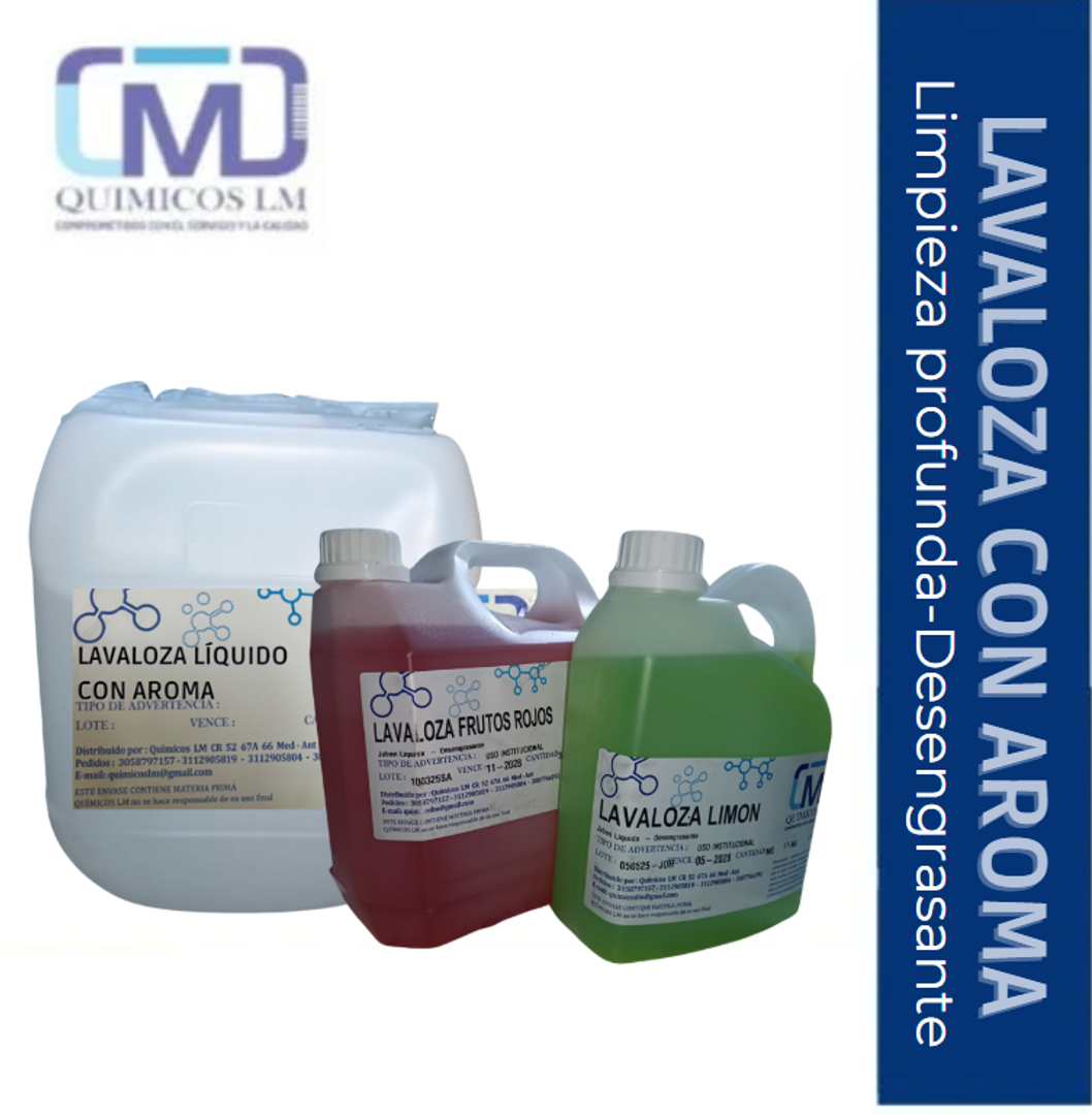 LAVALOZA LIQUIDO CON AROMA