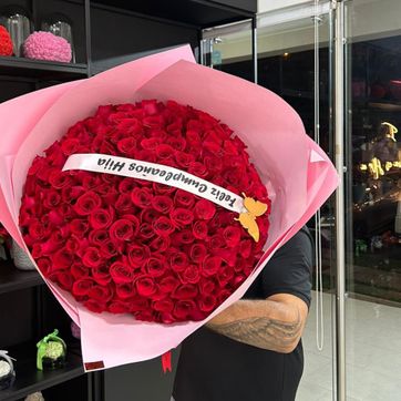 BOUQUET POR 200 ROSAS TRADICIONALES  - imagen 1