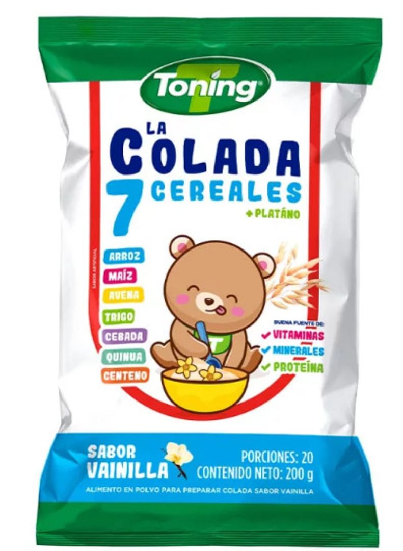 COLADA 7 GRANOS*200G VAINILLA TONING