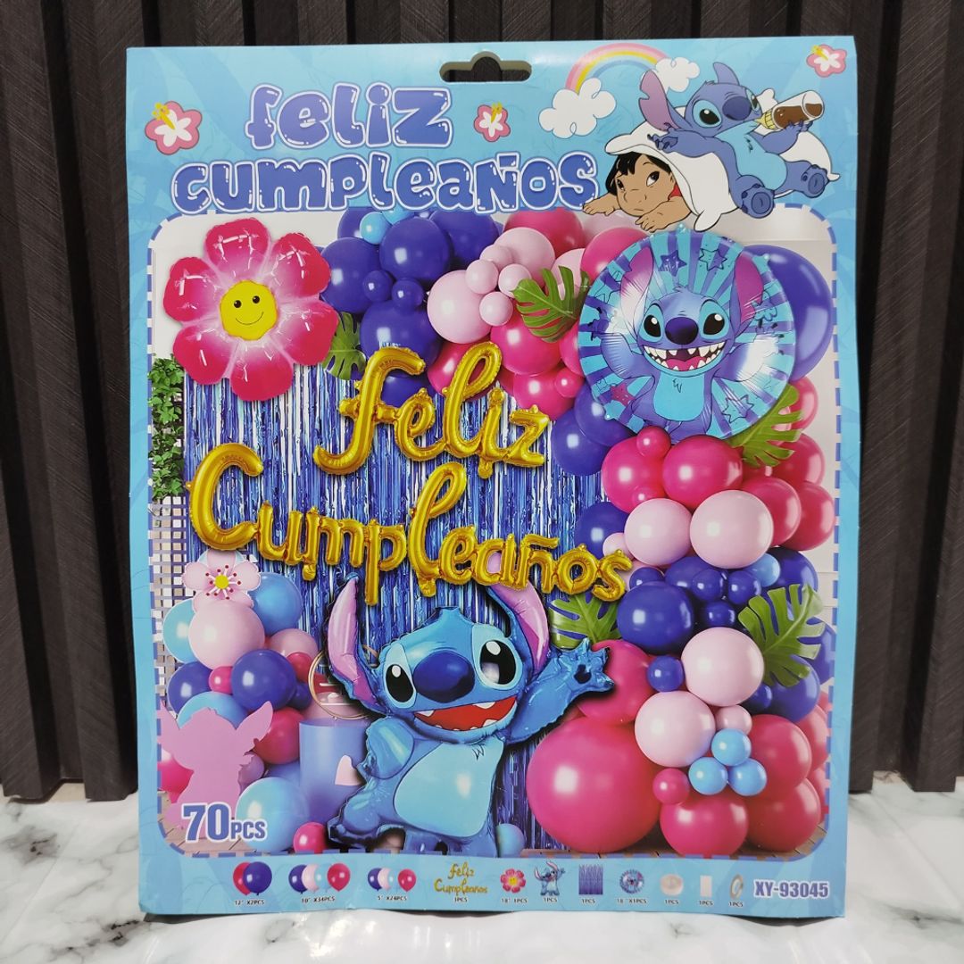 ARCO DE GLOBOS STICH