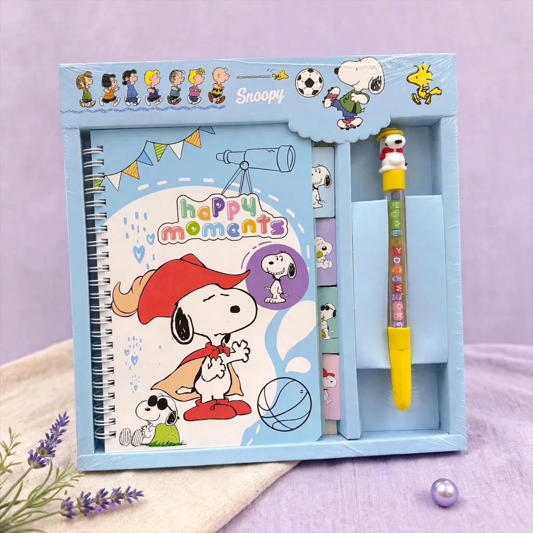 KIT SNOOPY AGENDA + ESFERO