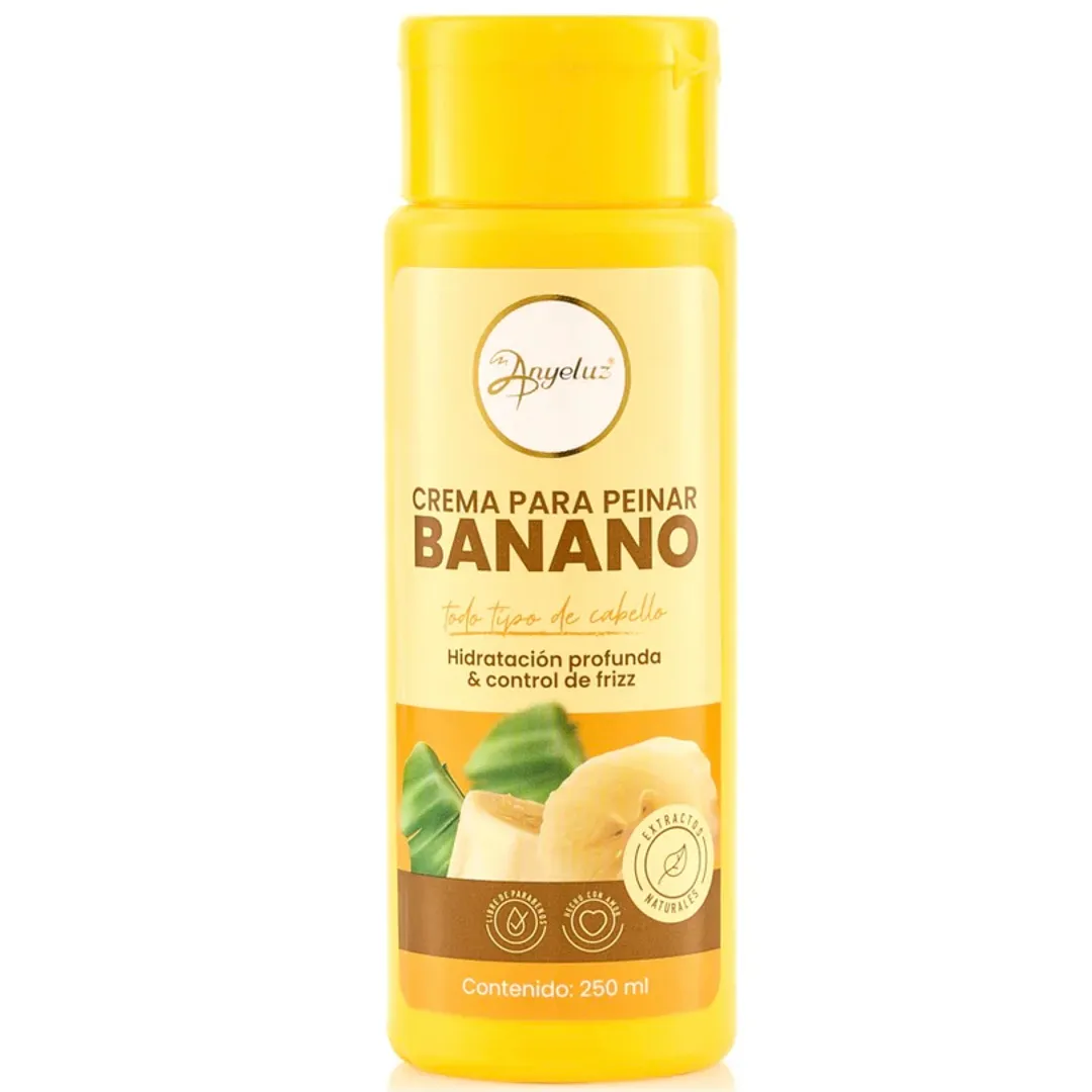 CREMA PARA PEINAR BANANO 250ml ANYELUZ 