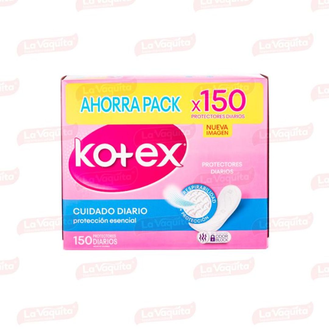 PROTECTORES KOTEX DIARIO*150