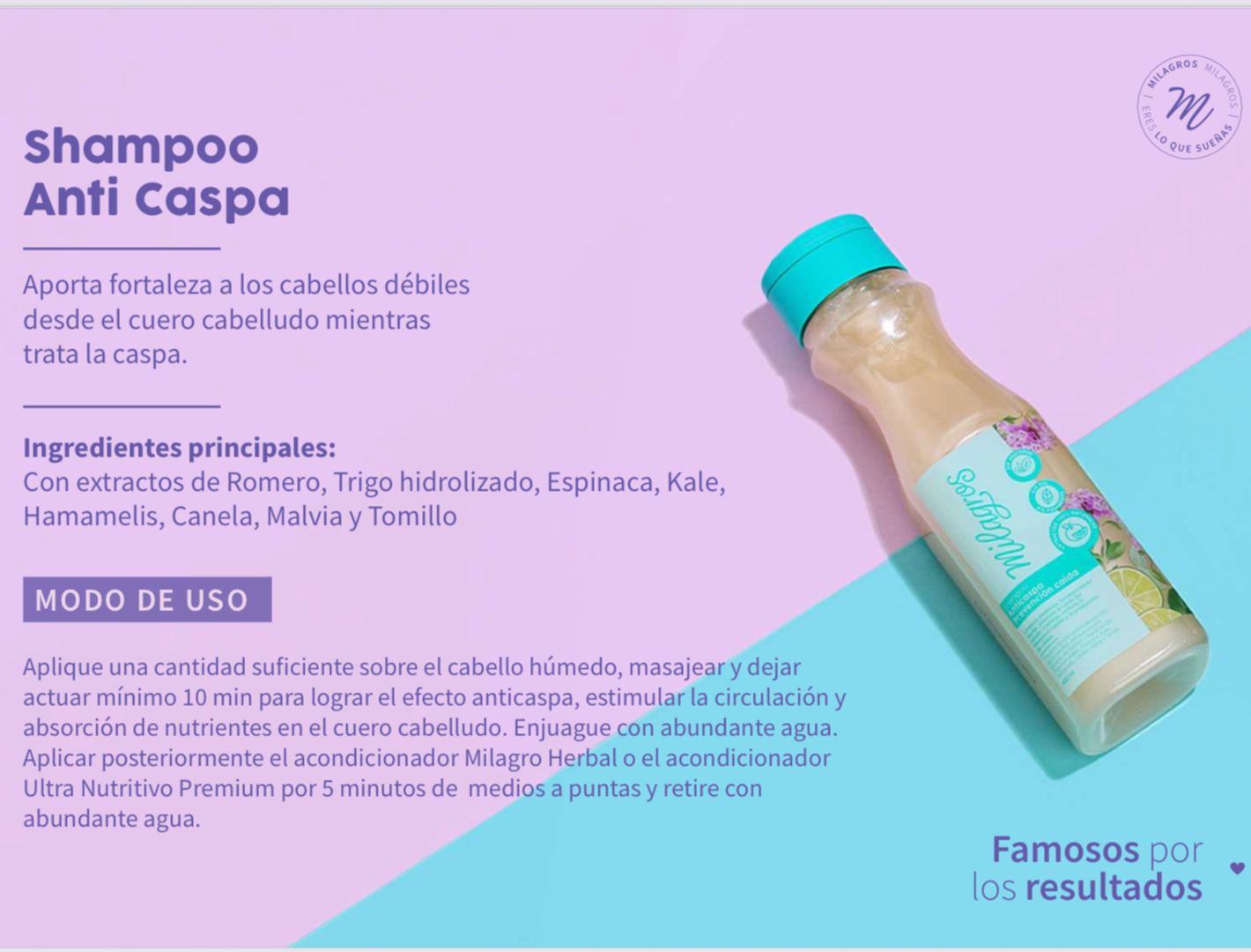 Shampoo Anticaspa Pro Crecimiento