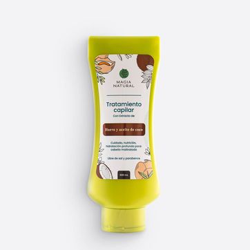 Imagen del producto Tratamiento Capilar con Huevo y Aceite de Coco Magia Natural