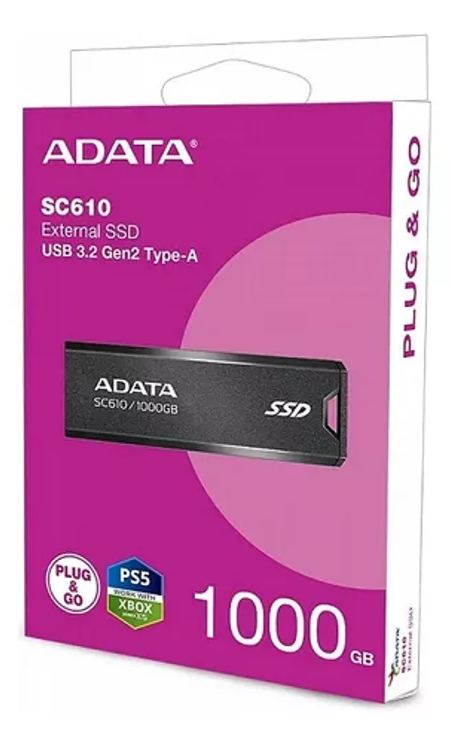 Disco Solido Externo Adata Sc610 1000gb Usb 3.2 Gen2