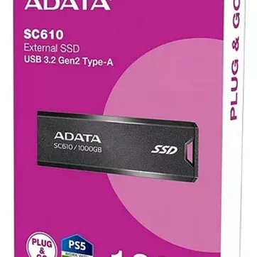 Disco Solido Externo Adata Sc610 1000gb Usb 3.2 Gen2 - imagen 1