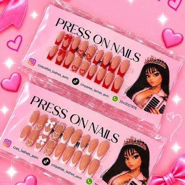 Imagen del producto Uñas press on x24 unidades 