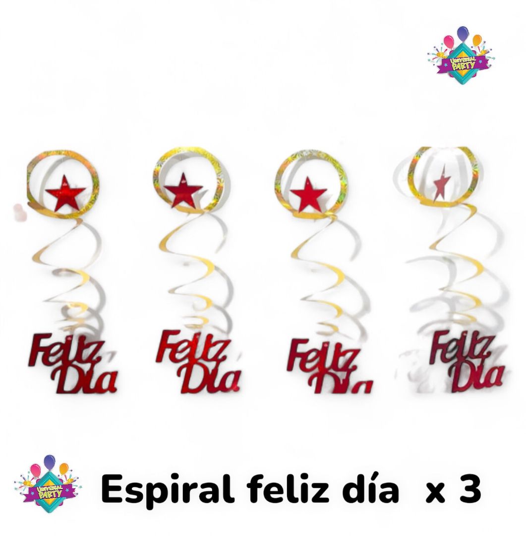 ESPIRAL X 3 FELIZ DÍA 