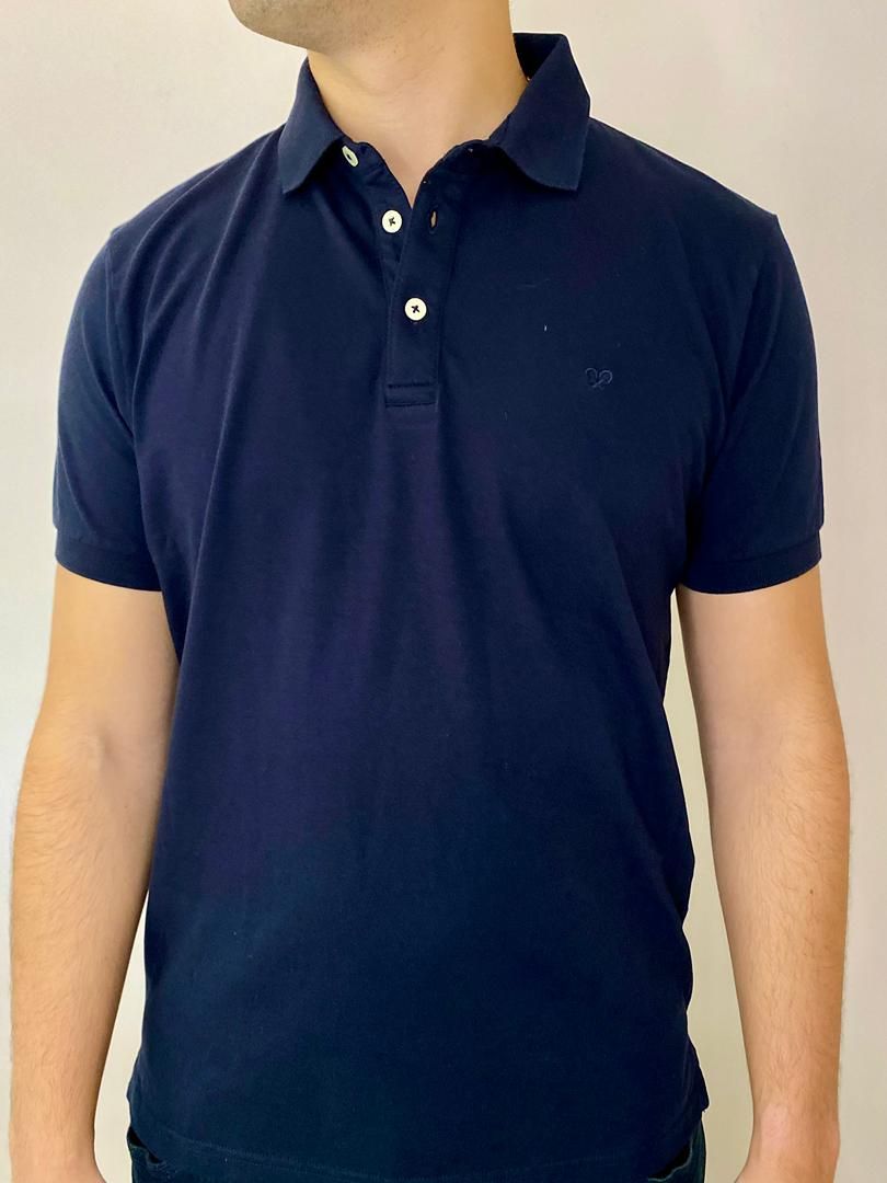 POLO TENNIS ESSENCIAL - AZUL