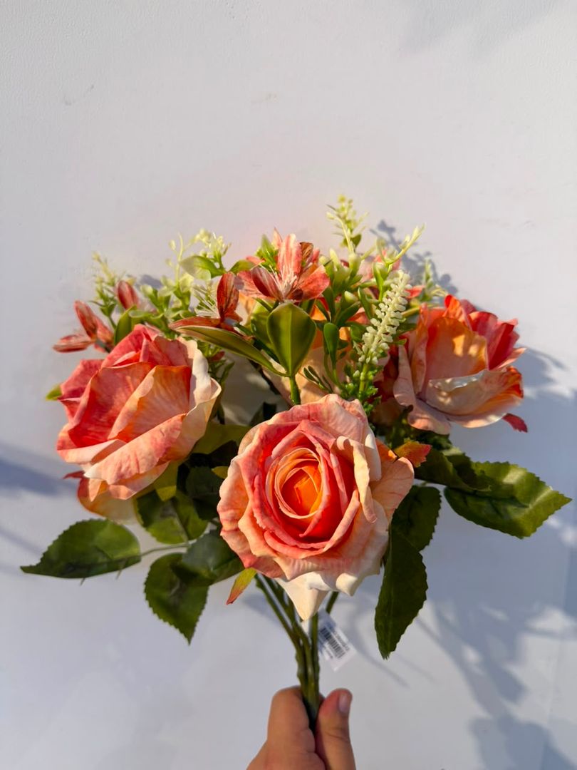 BOUQUET DE ROSAS X 7 ENVEJECIDO
