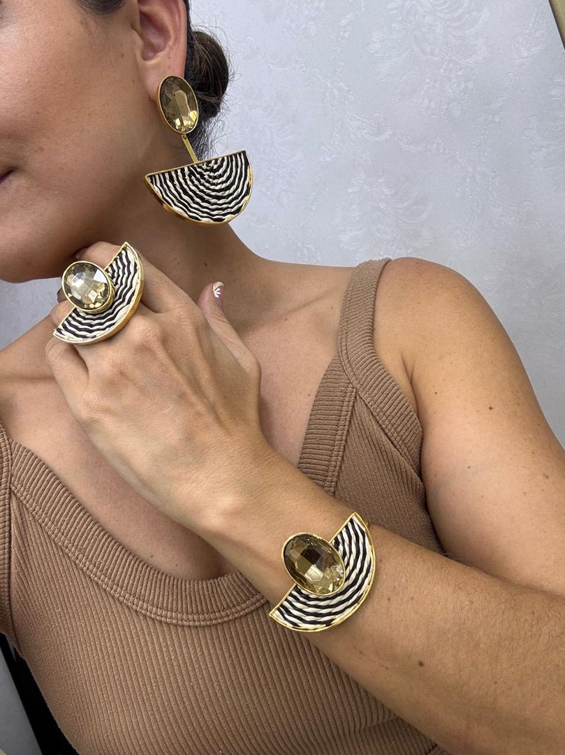 ANILLO BRONCE CRISTAL - ITIEL