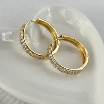 Imagen del producto Candonga grande circonias 