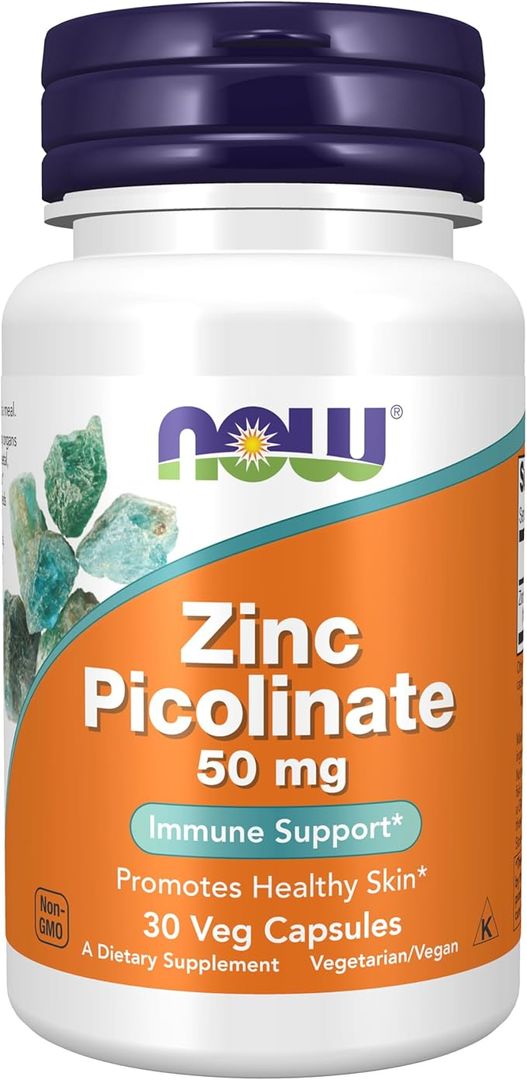 Picolinato de Zinc 50 mg 30 cap NOW