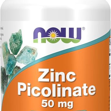 Picolinato de Zinc 50 mg 30 cap NOW - imagen 1