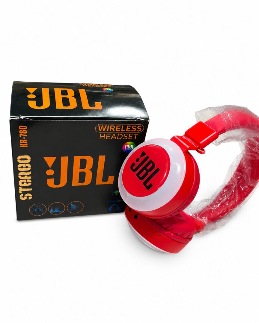 AUDIFONOS INALAMBRICOS DIADEMA JBL STEREO RGB LED KR-780