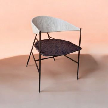 SILLA ÁGATA CON BRAZOS - imagen 1