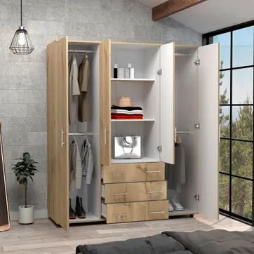 CLOSET FONTAN 179X150X49 DUNA BLANCO - imagen 2