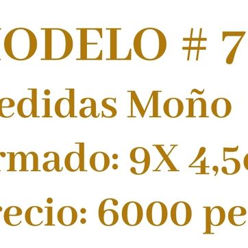 #7 MED. 9x4.5cm - imagen 2