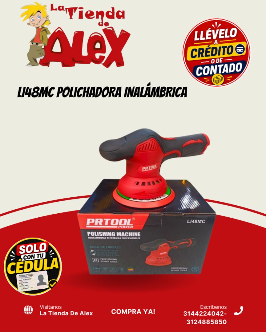 LI48MC POLICHADORA INALÁMBRICA