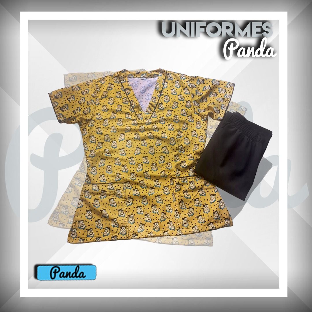   Uniforme Antifluido Estampado Completo 