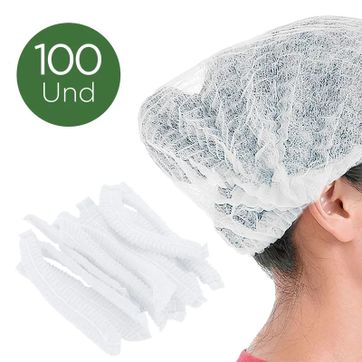     G. GORRO ORUGA DESECHABLE BLANCO  X 100 UND  - imagen 1