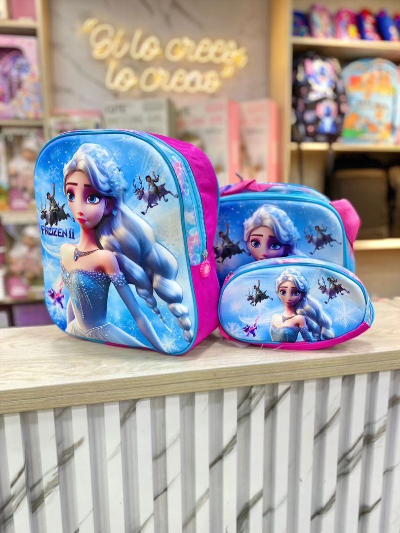 KIT ELSA MOCHILA ESCOLAR 