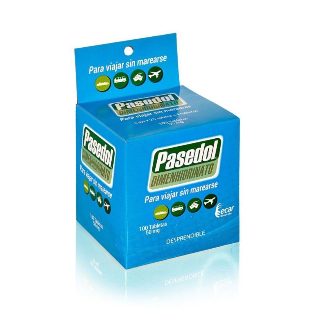PASEDOL (DIMENHIDRINATO) ECAR SOB X 4 TAB