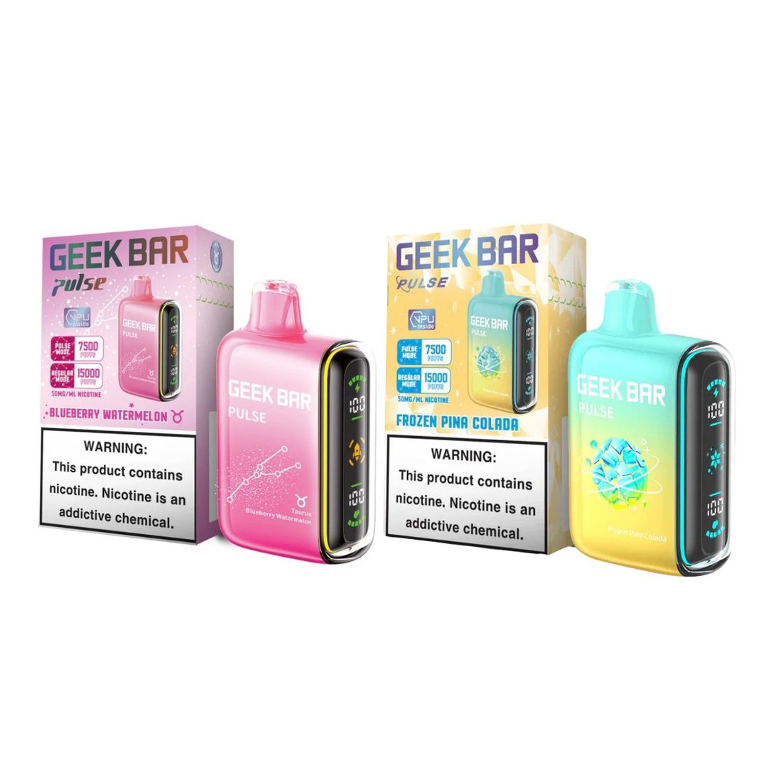 2 Geek Bar Pulse 15.000 Puffs