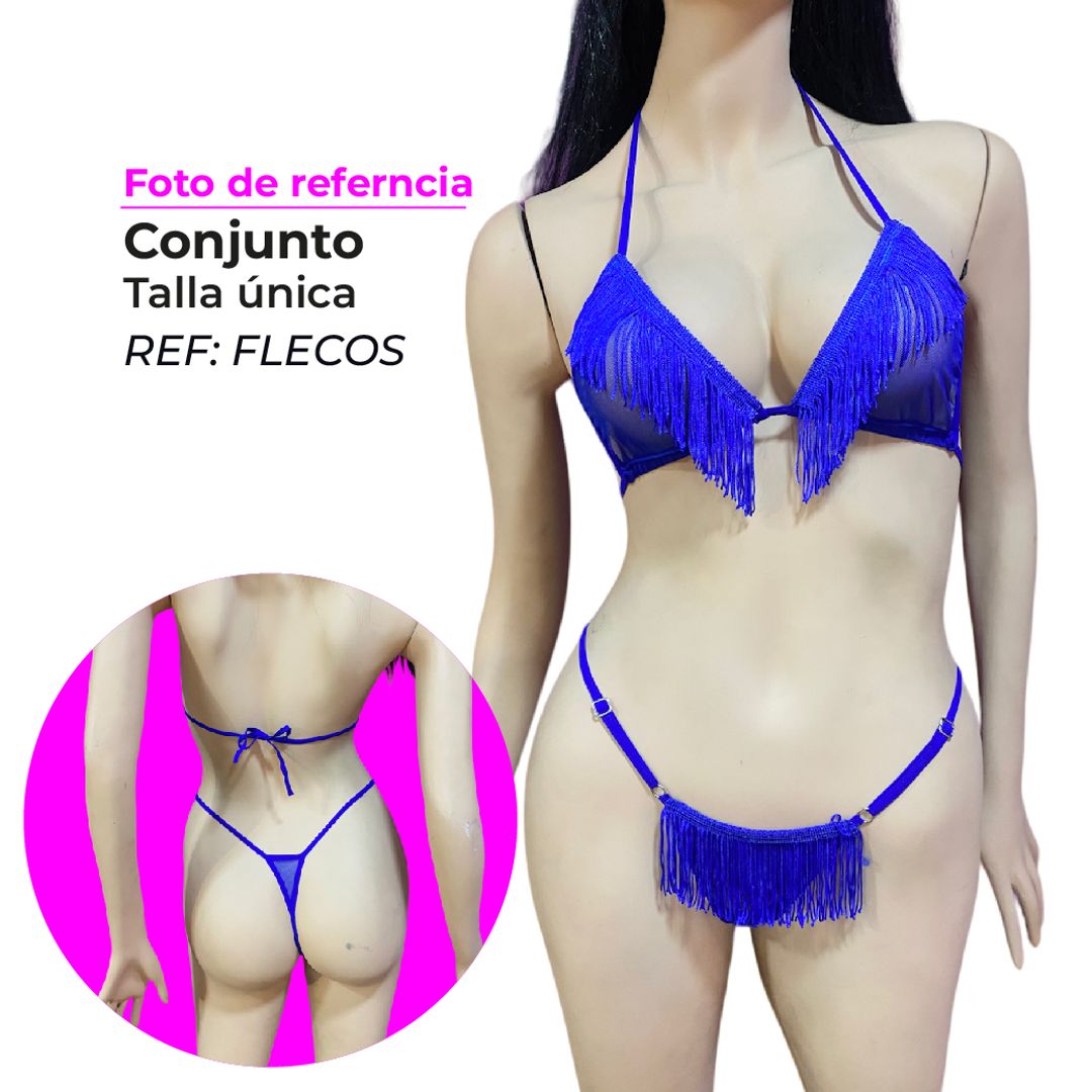 CONJUNTO 2 PIEZAS FLECOS AMP