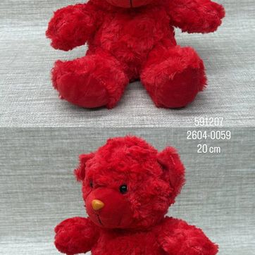 Imagen del producto OSO PELUDITO ROJO 20 CM