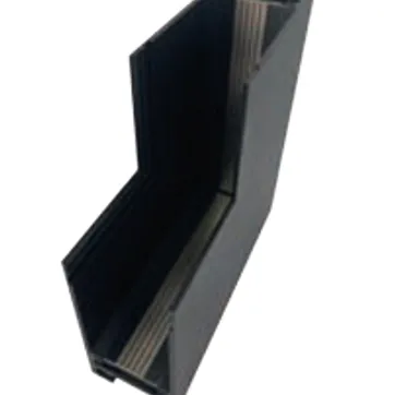 Imagen del producto UNION OUTTER CORNER CHASIS NEGRO PARA RIEL MAGNETICO