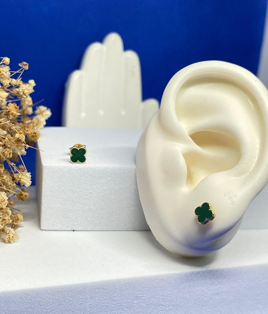 Topos van cleef pequeños 5mm verdes