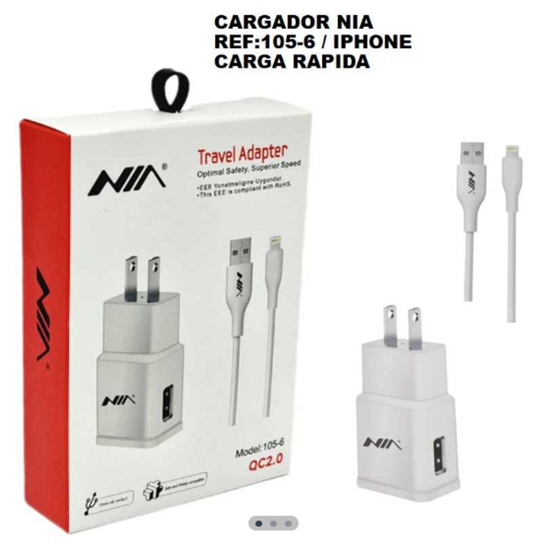 CARGADOR 105-6 IPHONE