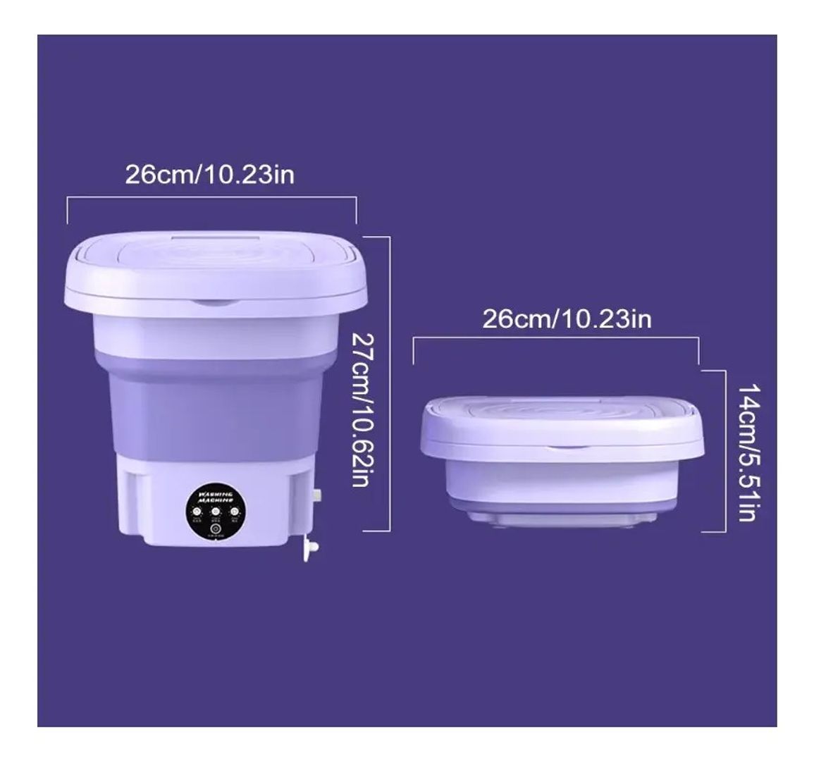 MINI LAVADORA PORTÁTIL PLEGABLE