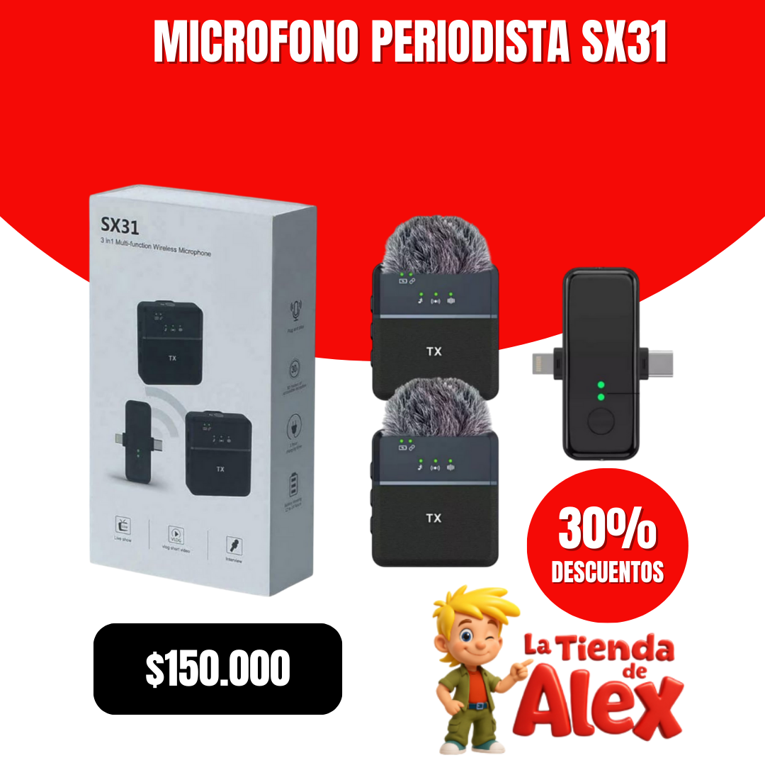 microfono periodista sx31