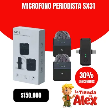 Imagen del producto microfono periodista sx31