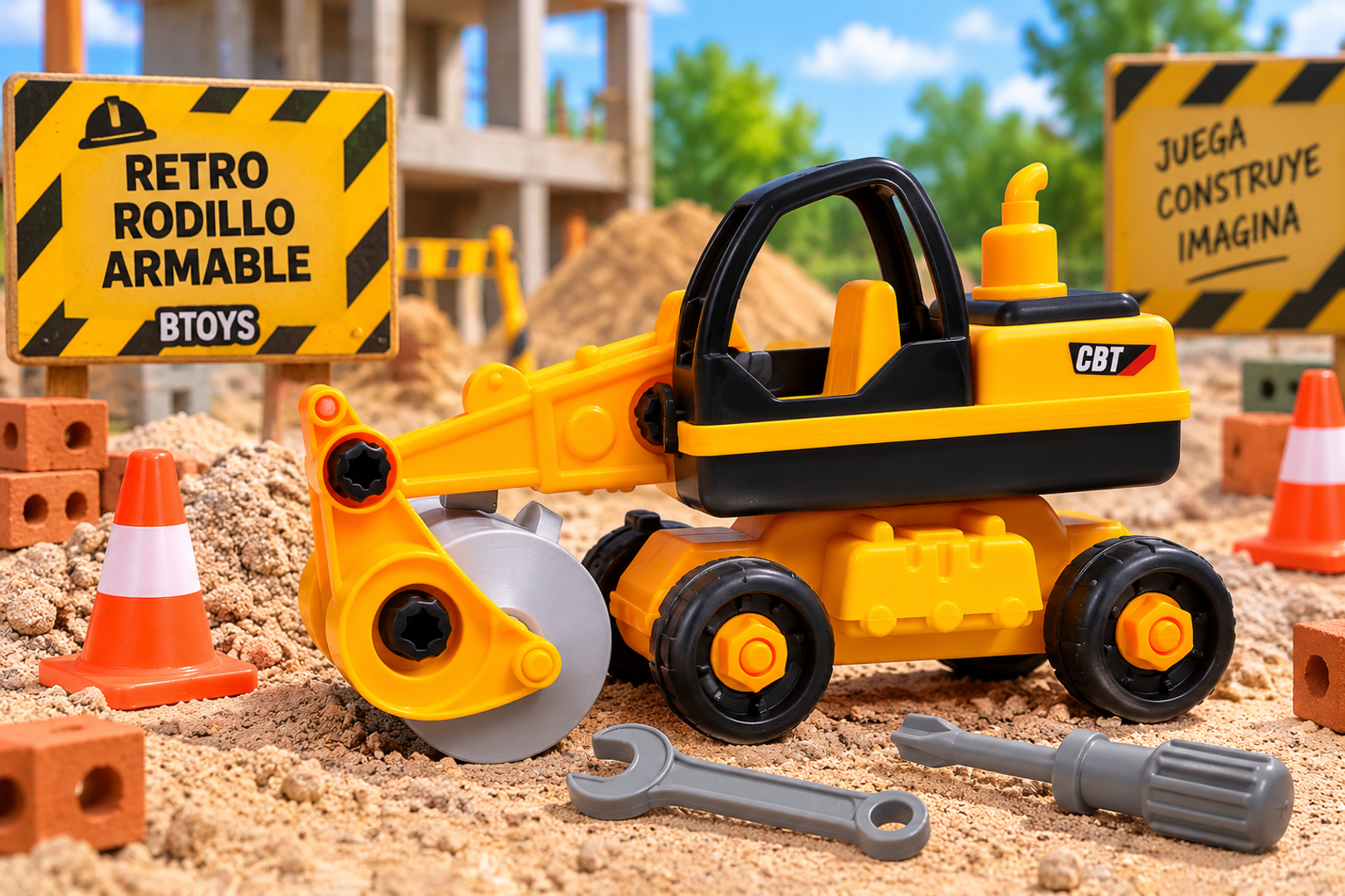 RETRO RODILLO ARMABLE-BTOYS