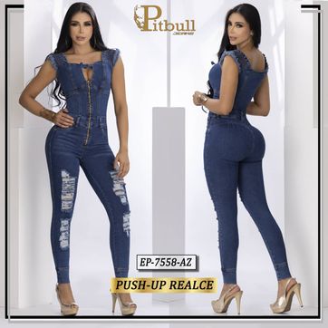 Imagen del producto Enterizo Levantacola Jean - EP7558