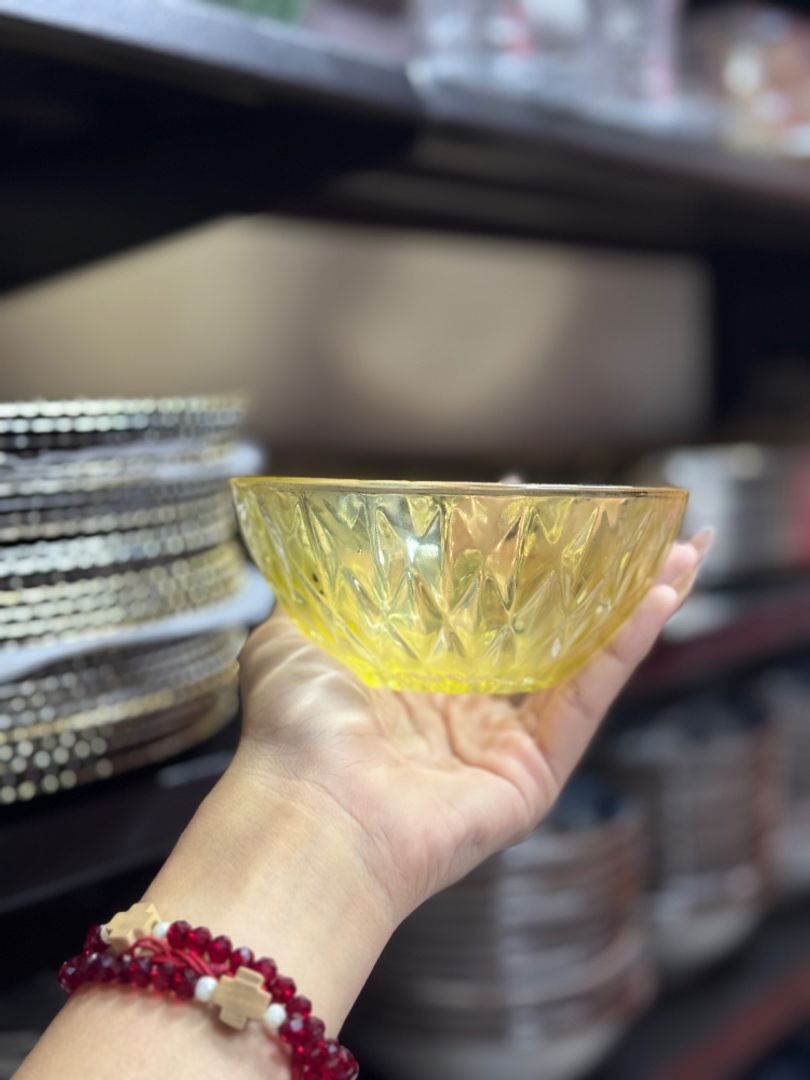 Bowl / Tazón efecto diamante 