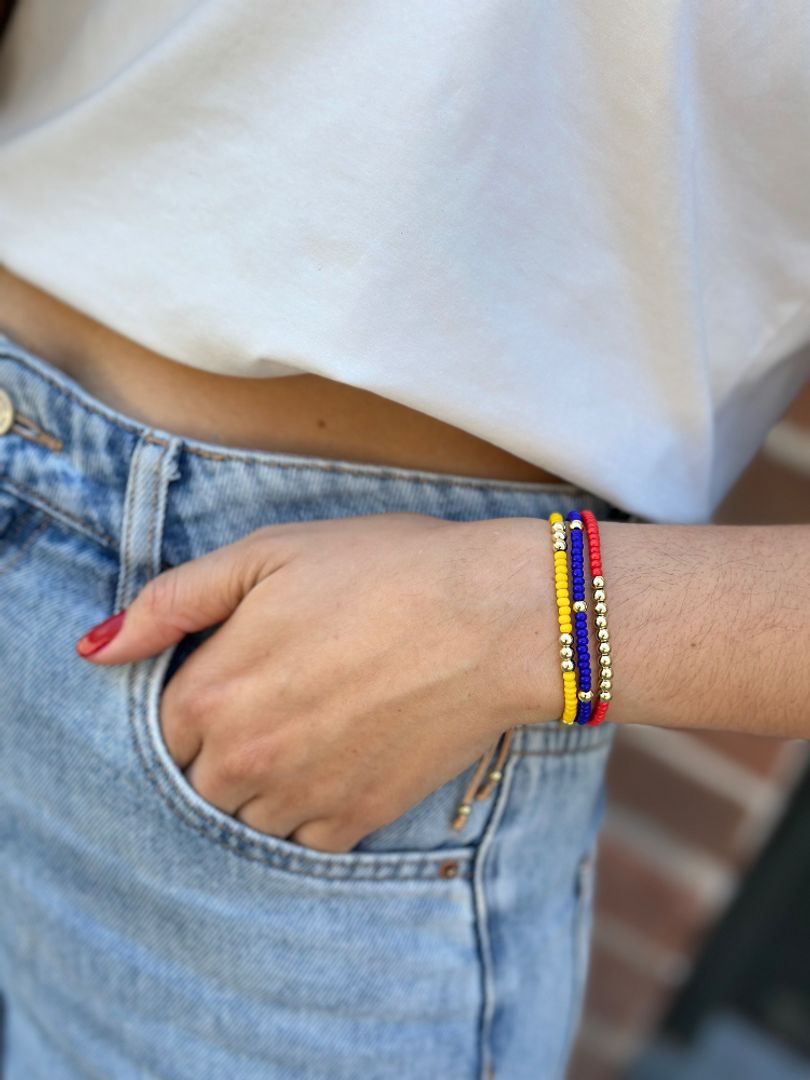 Pulsera tricolor 