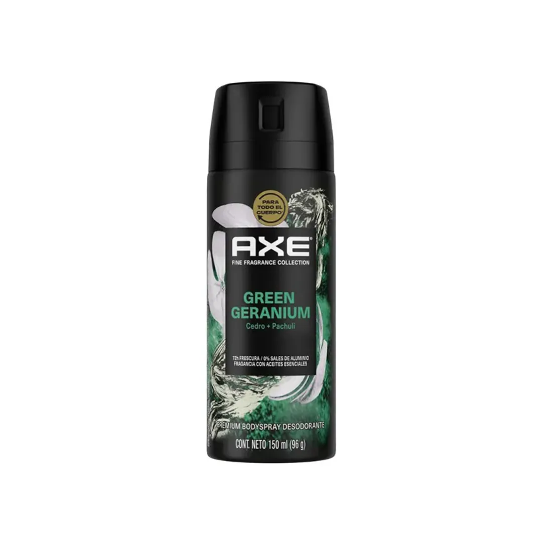 AXE AEROSOL GREEN GERANI*150ML