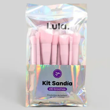 KIT DE BROCHAS SANDIA X10 LULA - imagen 1