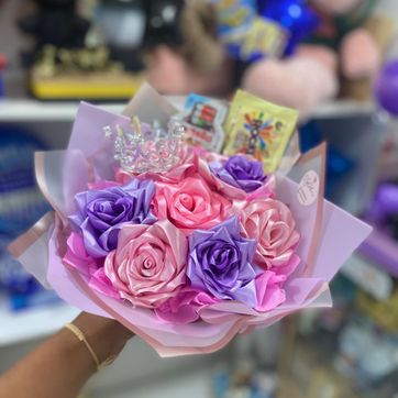 Imagen del producto Mini ramo rosas eternas 