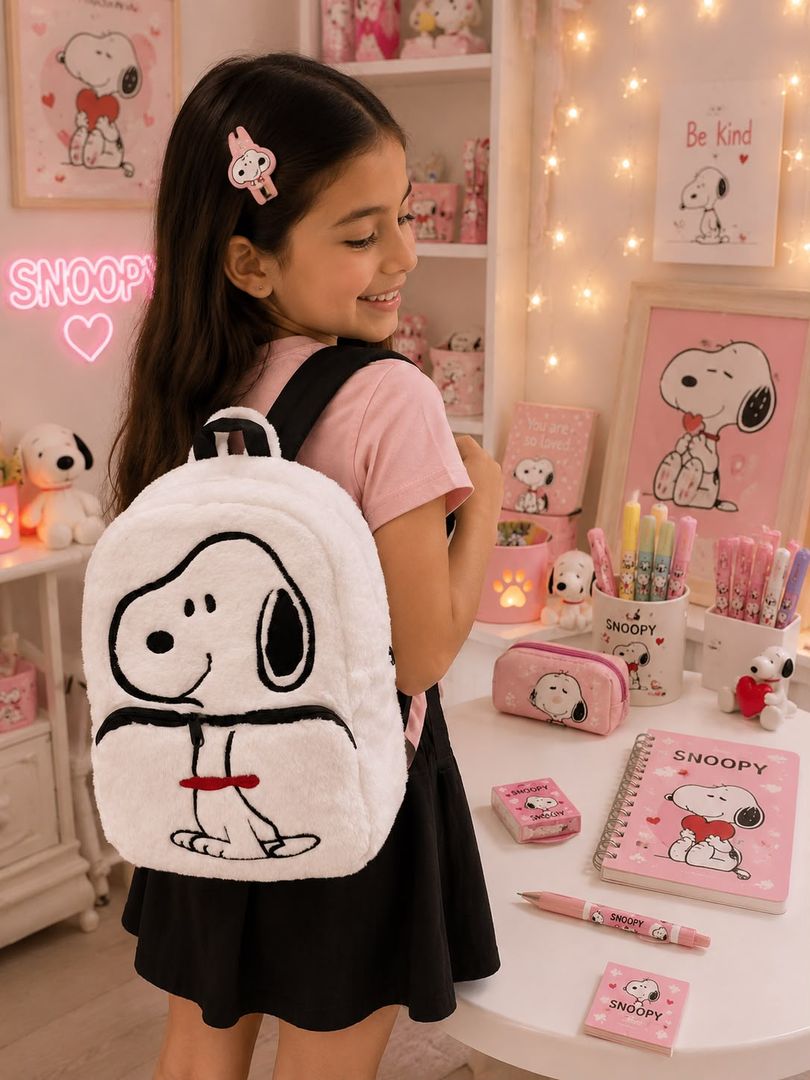 MORRAL EN FELPA SNOOPY 