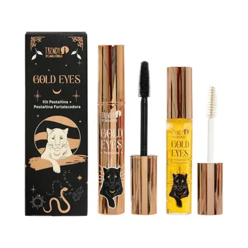 Kit DUO Pestañina + Fortalecedora GOLDEN EYE Trendy - imagen 1