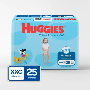 PAÑAL HUGGIES TRIPLE PROTECCION ETAPA 5*25 - imagen 1