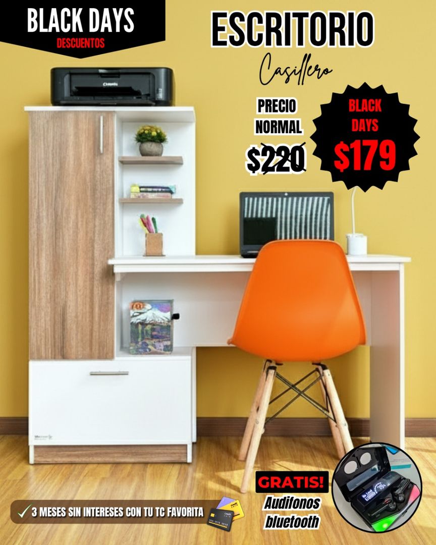 Escritorio Casillero promo Black Days