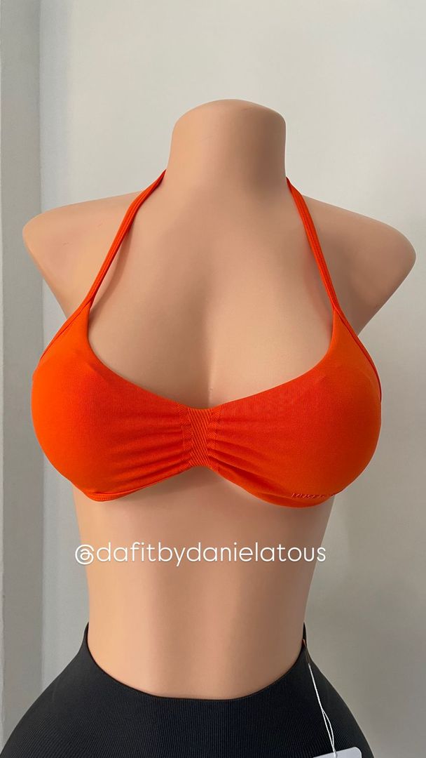 TOPS NARANJA NEON